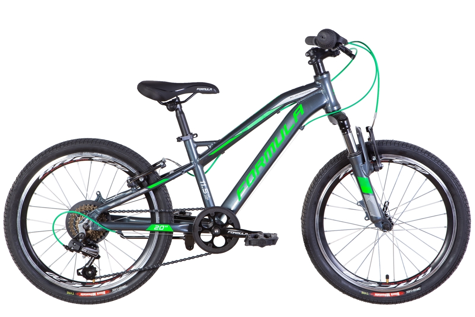 Фотография Велосипед Formula BLACKWOOD AM Vbr 20" рама 11,5 2022 Серо-зеленый