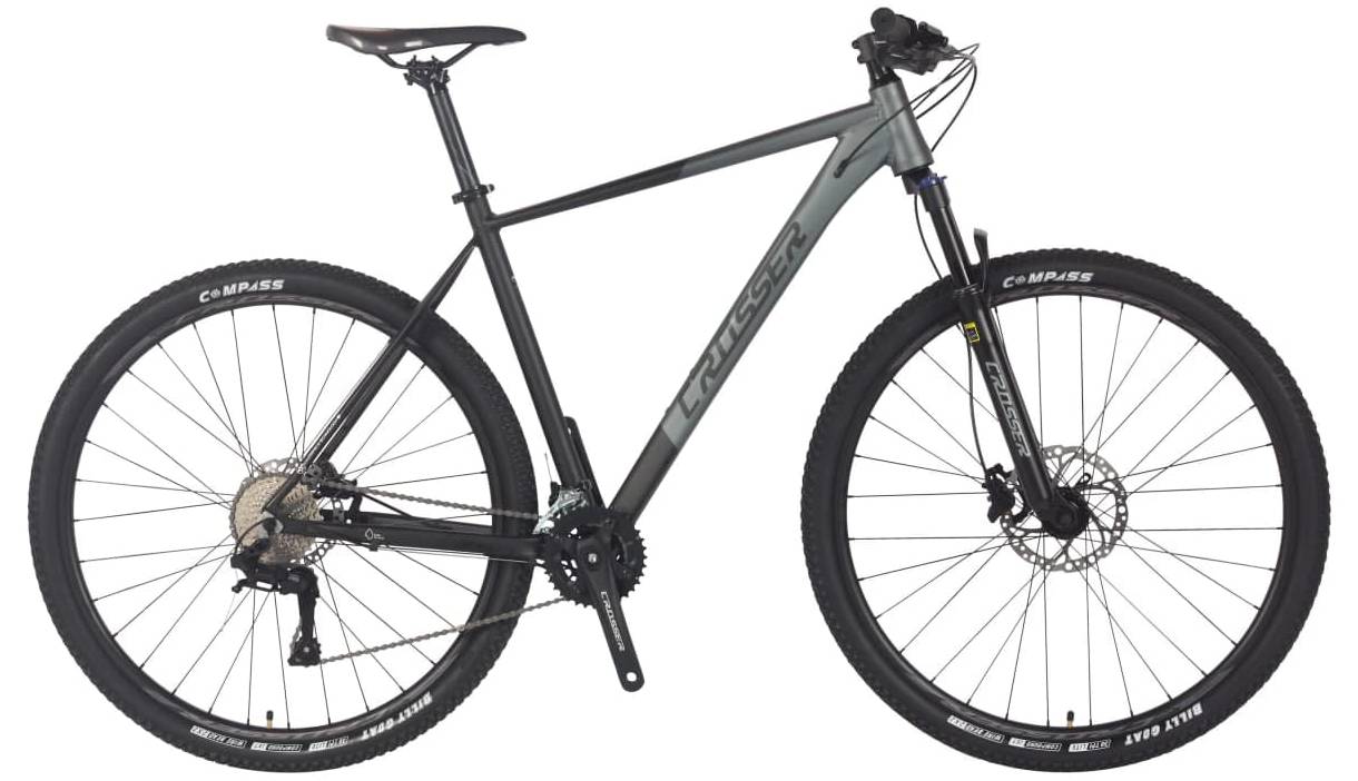 Фотография Велосипед Crosser MT-041 2x12 29" размер XL рама 21 2022 Черно-серый