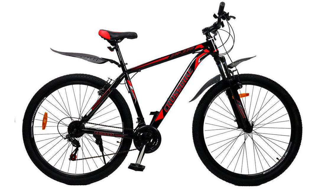 Фотография Велосипед CrossBike Atlas 29" размер L рама 20 2022 Черный-Красный