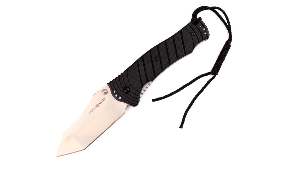 Фотография Складной нож Ontario Utilitac II Tanto JPT-4S черный