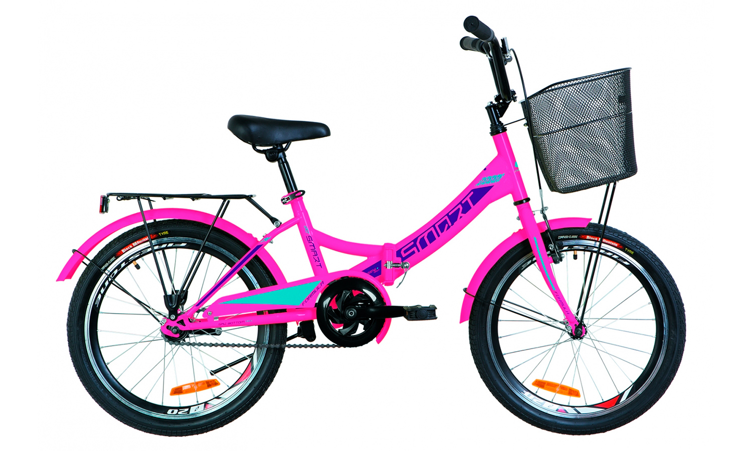 Фотография Велосипед 20" Formula SMART,  с корзиной (2019) 2019 Розовый