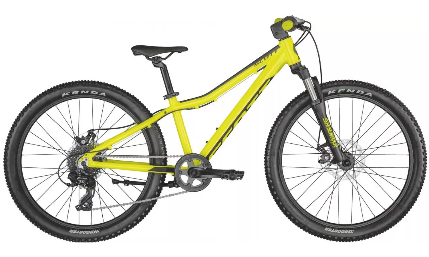Фотография Велосипед SCOTT Scale Disc 24 размер XXS yellow (CN)