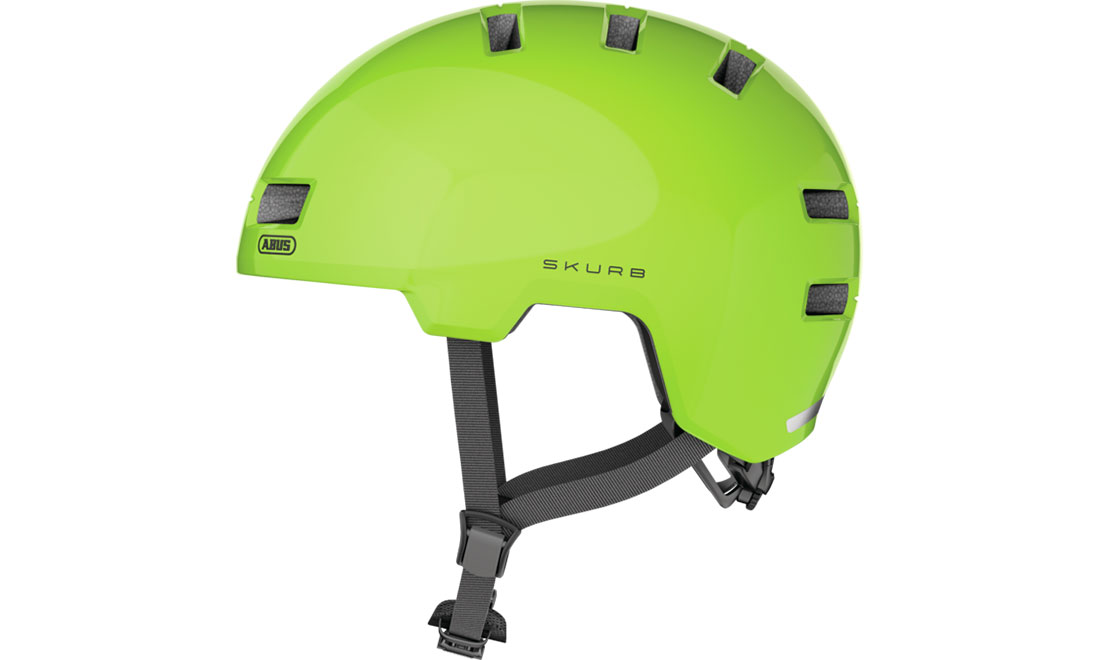 Фотографія Велошлем ABUS SKURB розмір L (58-61 см), Жовто-зелений