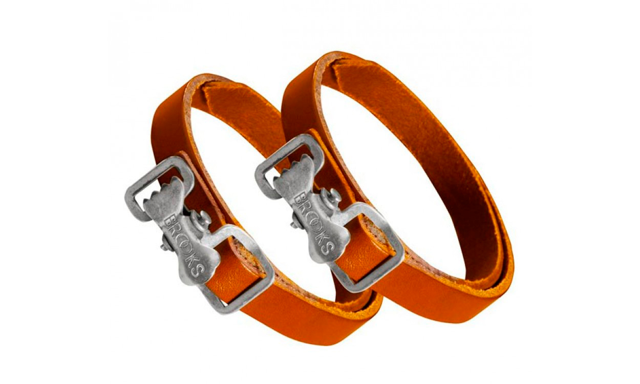 Фотография BROOKS Twin Toe Straps, оранжевые