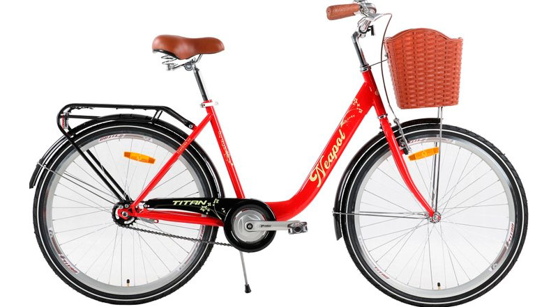 Фотография Велосипед Titan Neapol 26" размер М рама 18 2022 Красный