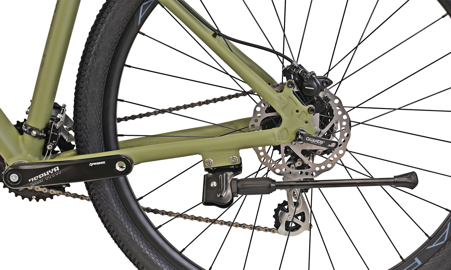 Фотография Велосипед Kinetic CRYSTAL 29" размер XL рама 22" 2024 Серо-зеленый 7