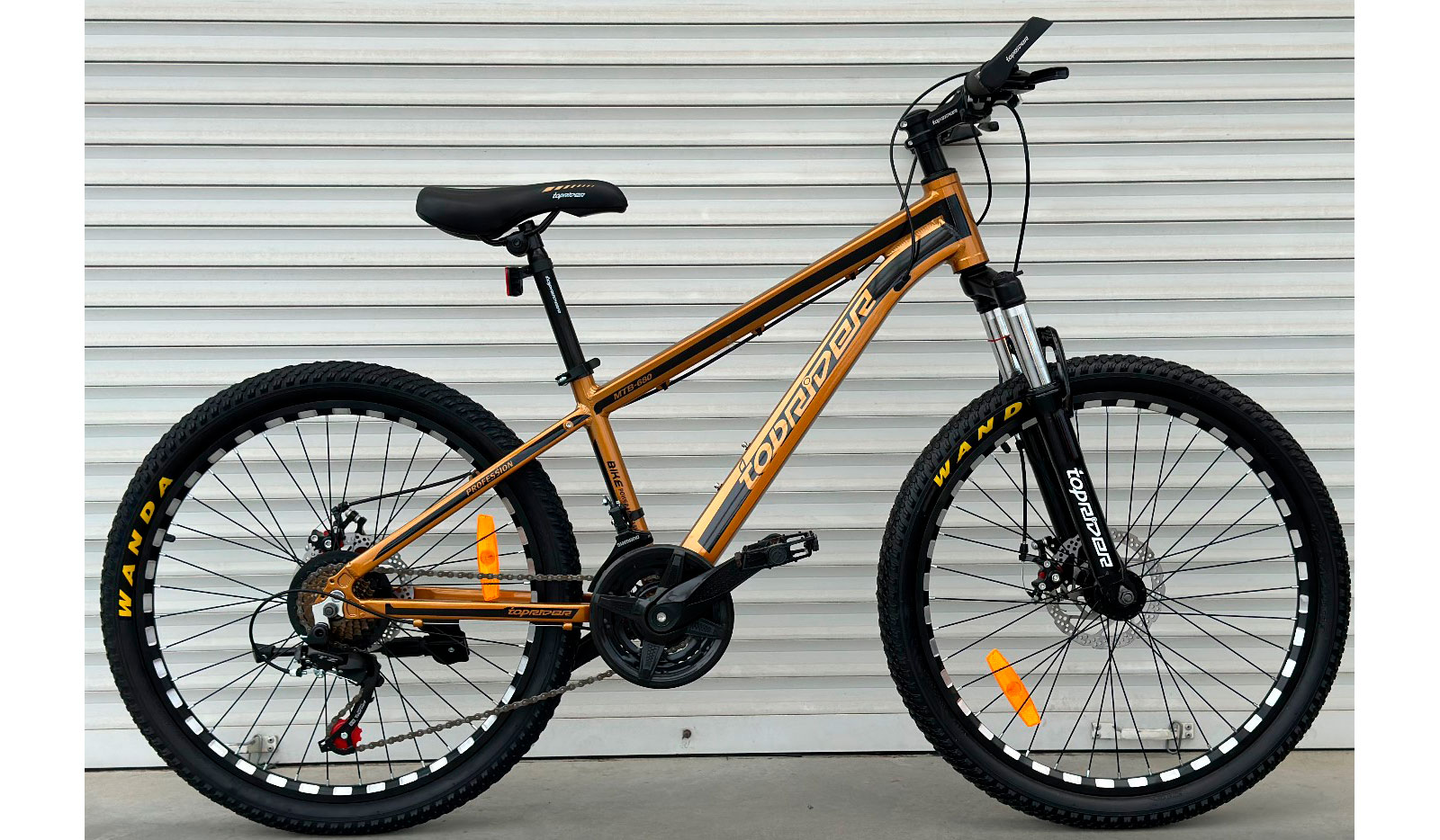 Фотографія Велосипед дитячий TopRider MONO KD680 24" розмір XXS 2023 Золотистий