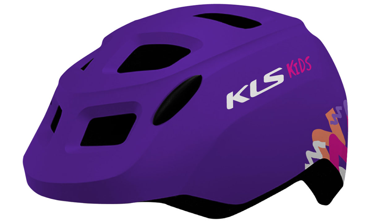 Фотография Шлем детский KLS Zigzag 022 фиолетовый XS (45-49cм)
