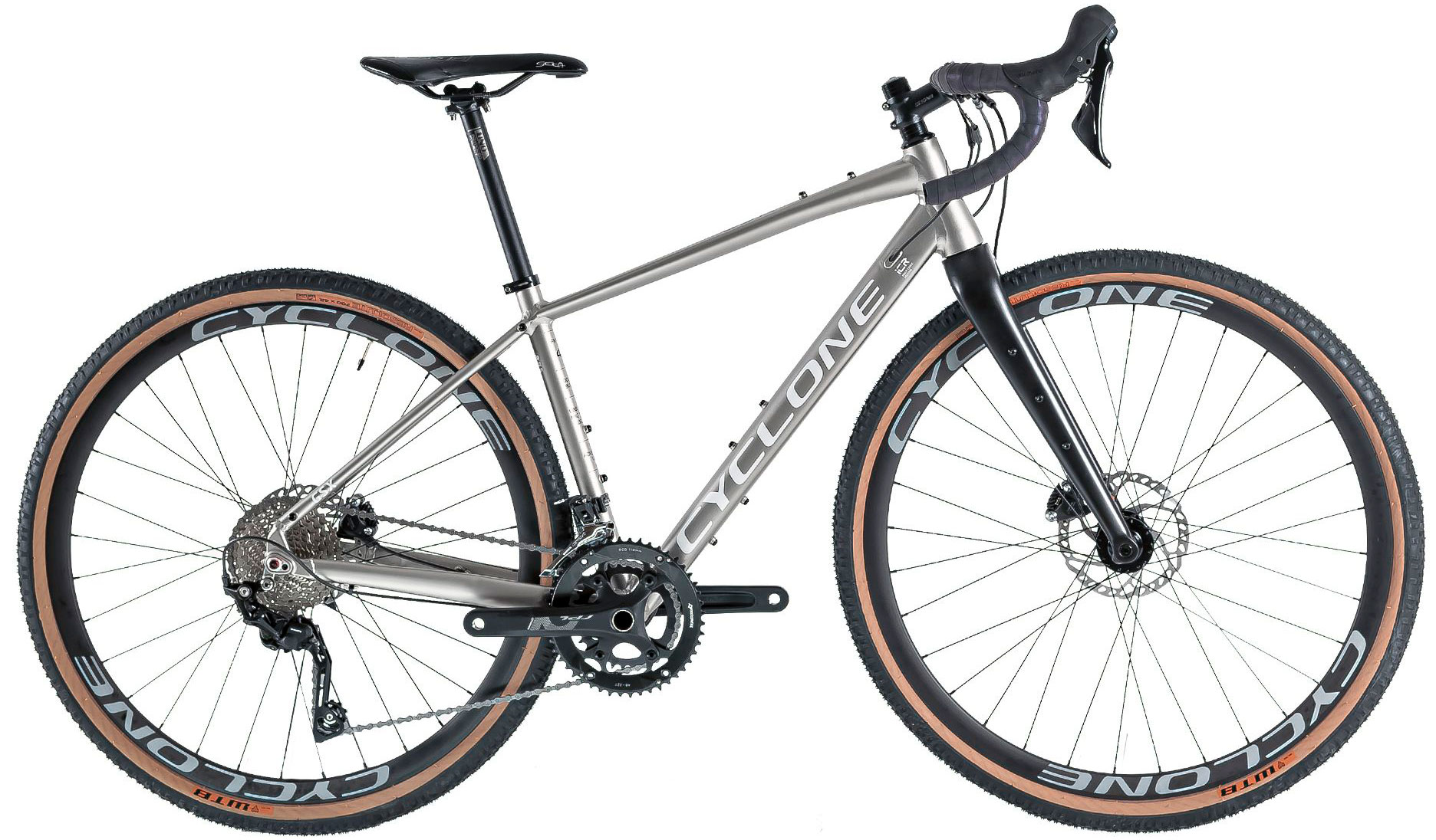 Фотографія Велосипед Cyclone GSX 28" розмір L рама 56 см 2022 Сірий