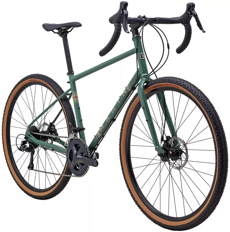 Фотографія Велосипед Marin FOUR CORNERS 27,5" розмір XS 2023 Зелений 2