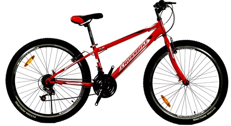 Фотография Велосипед CROSSBIKE Spark V 24" размер XXS рама 11 2022 Красный