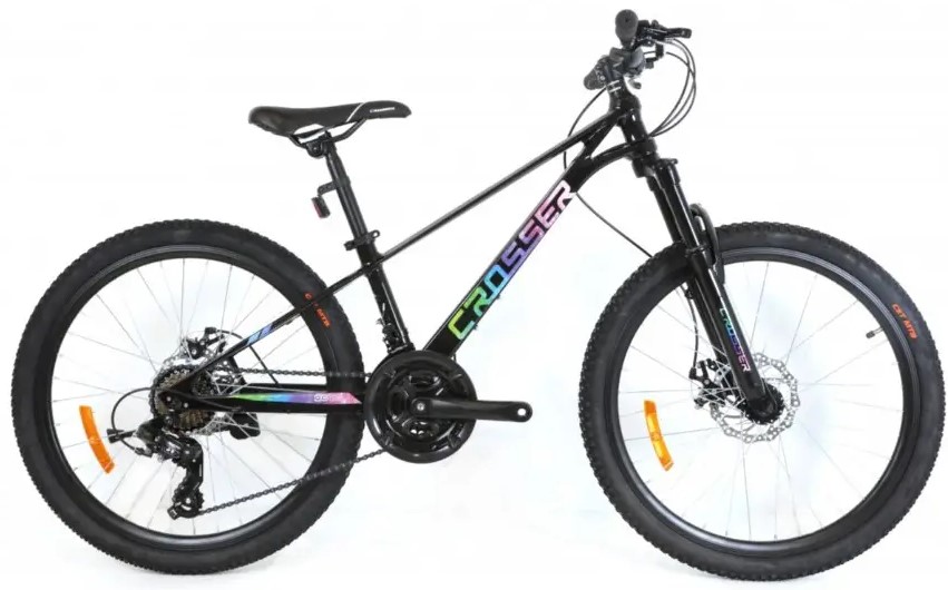 Фотографія Велосипед Crosser Martin 24" розмір XXS рама 11,5 Чорний