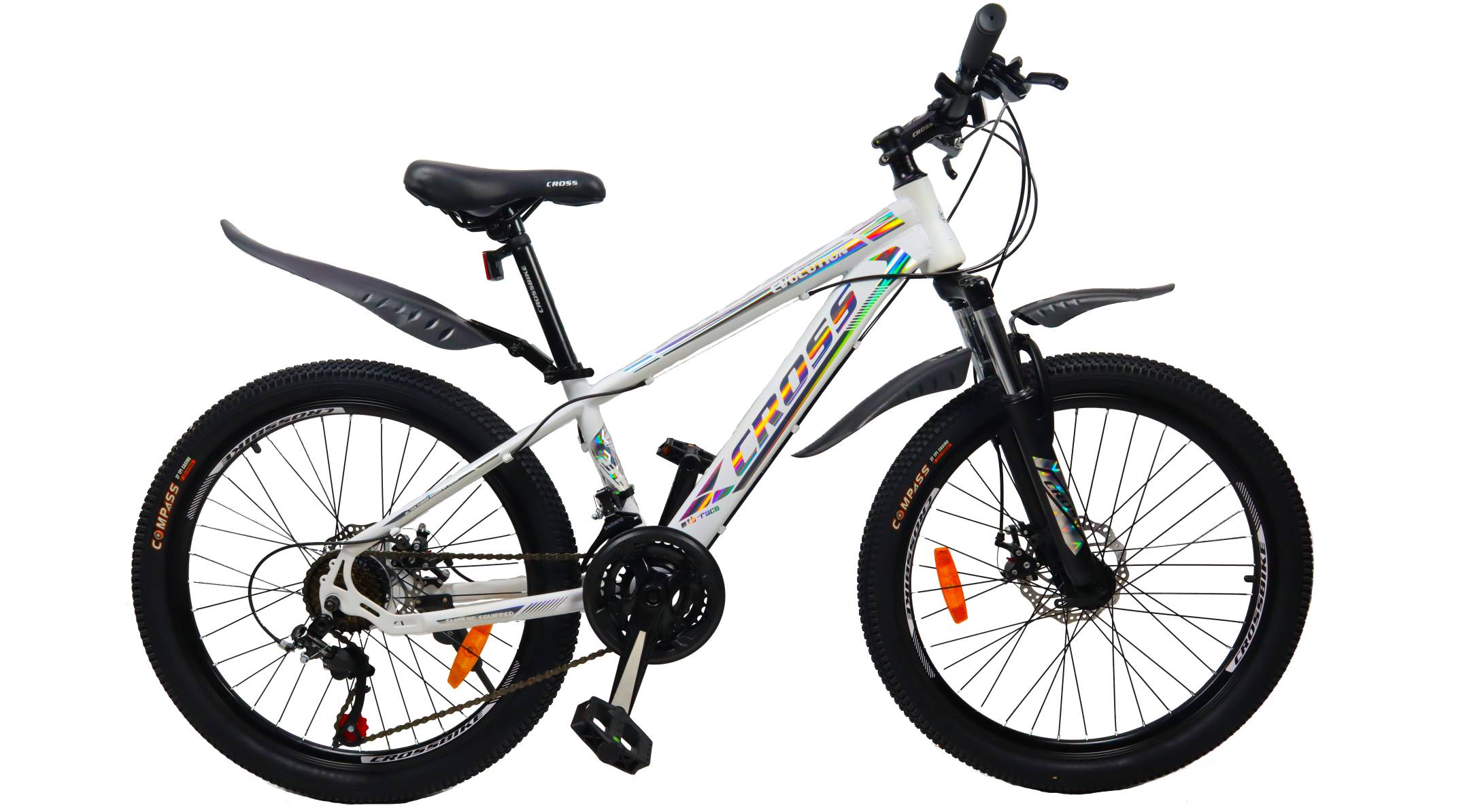 Фотография Велосипед Cross Evolution V2 24", размер XS рама 12" (2021) Белый 
