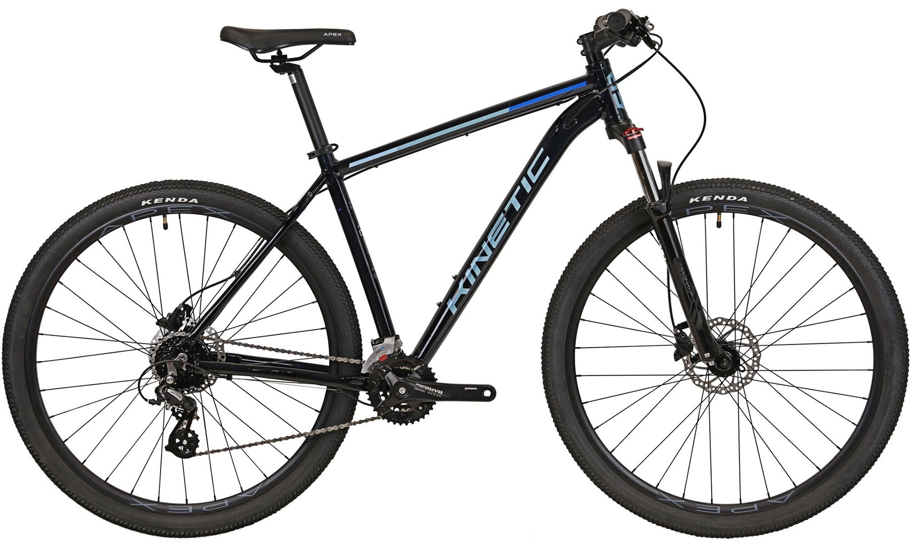 Фотографія Велосипед Kinetic CRYSTAL 29" розмір М рама 18" 2024 Чорний 