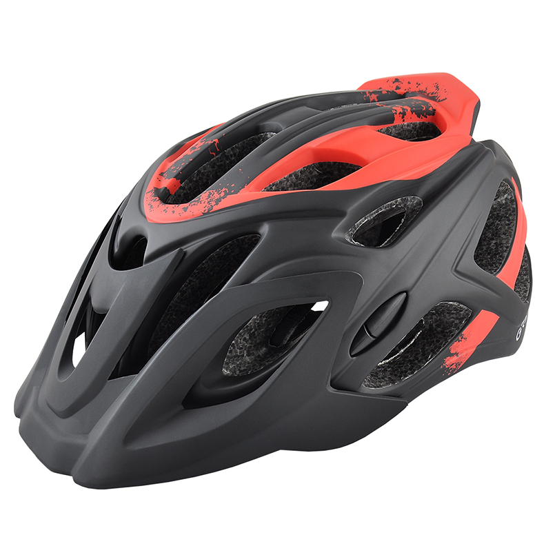 Фотографія Велосипедний шолом Grey's розмір М (54-58 см), Чорно-червоний