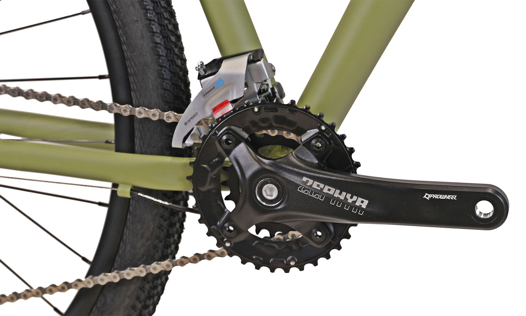 Фотография Велосипед Kinetic CRYSTAL 29" размер L рама 20" 2024 Серо-зеленый 6