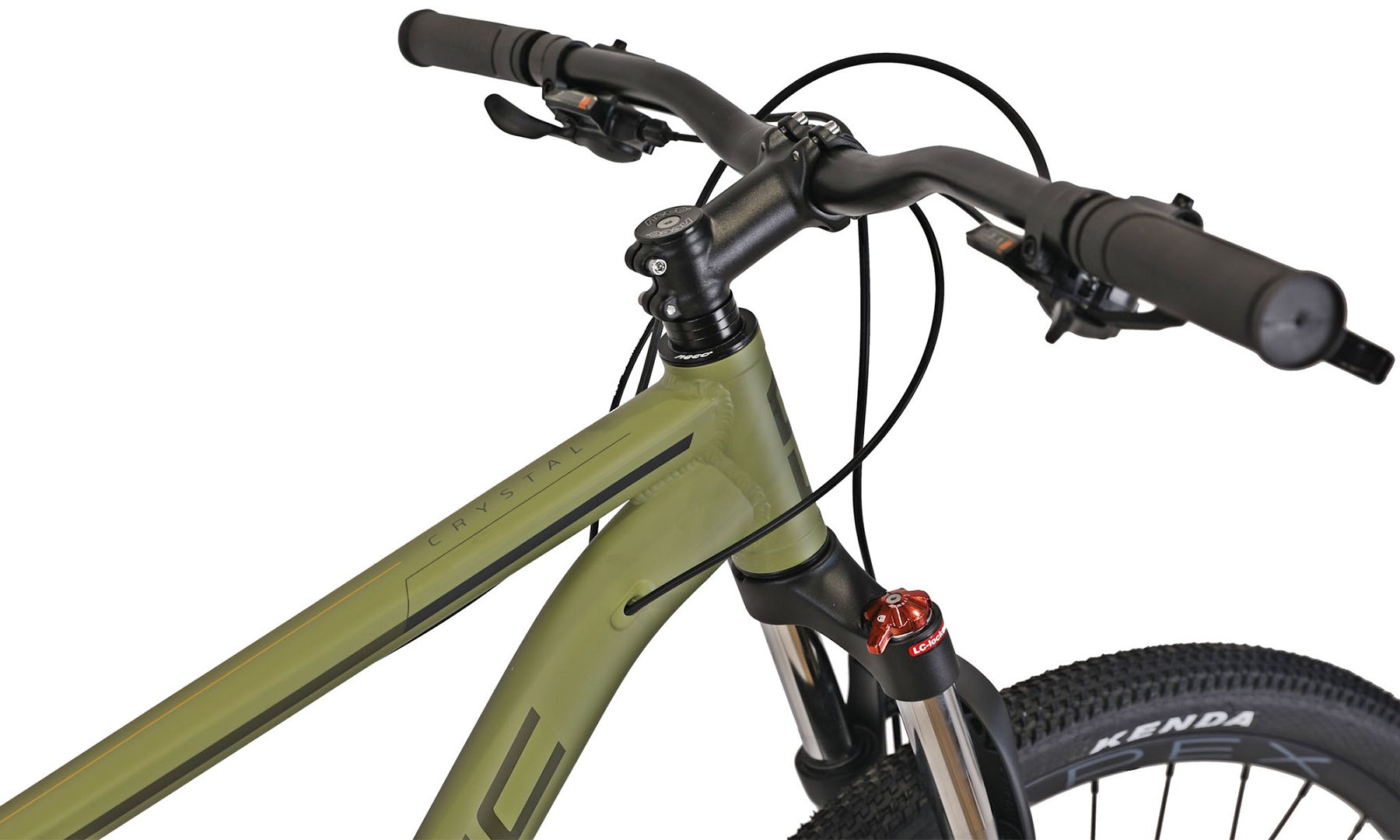 Фотография Велосипед Kinetic CRYSTAL 29" размер L рама 20" 2024 Серо-зеленый 5