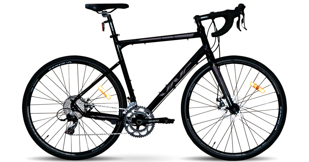Фотография Велосипед VNC TimeRacer A11 28" размер L рама 57 см 2023 Черно-серый
