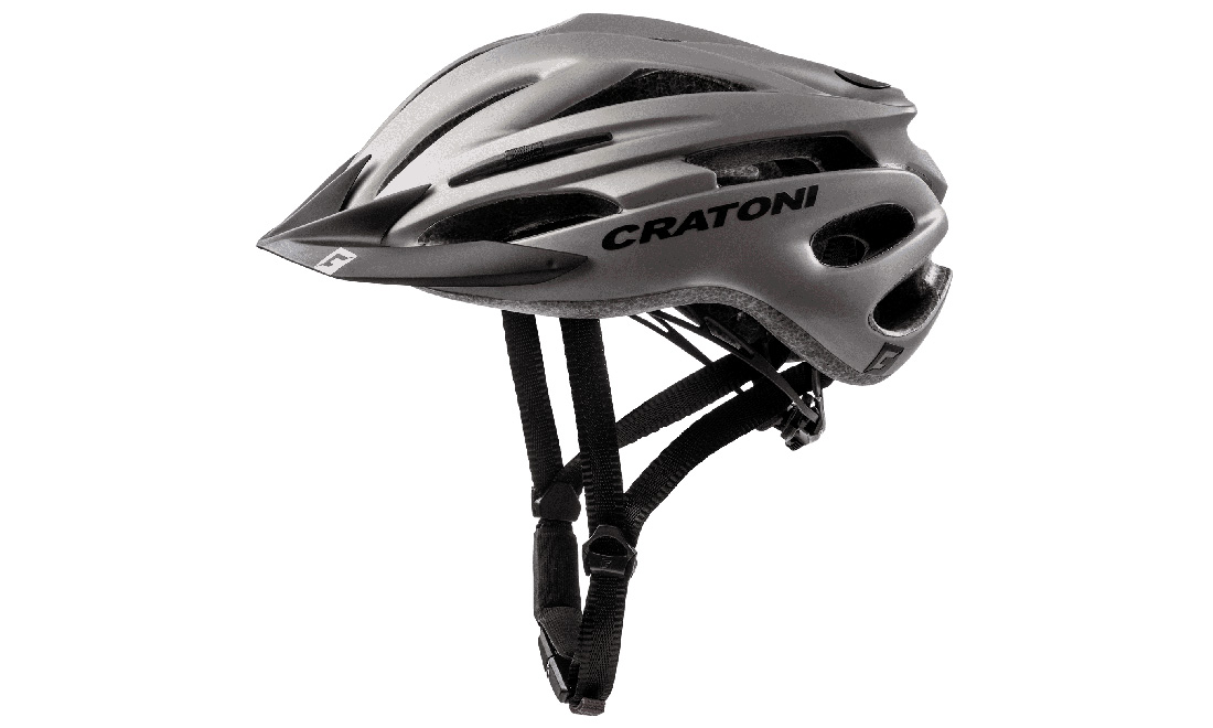 Фотография Шлем велосипедный Cratoni Pacer, размер M (54-58 см) Серый 