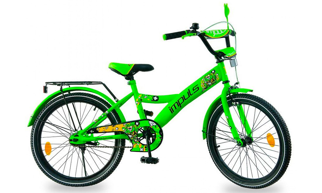 Фотография Велосипед Impuls Kids 20" (2020) 2020 салатовый