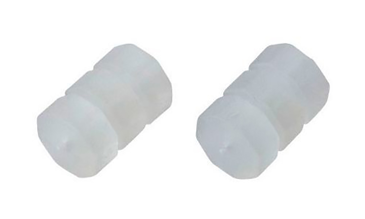 Фотография Спейсеры на тросики, защищающие раму, резиновые JAGWIRE BOT170-B торм/перекл. (упаковка 600шт, 200 комплектов по 3шт)  white