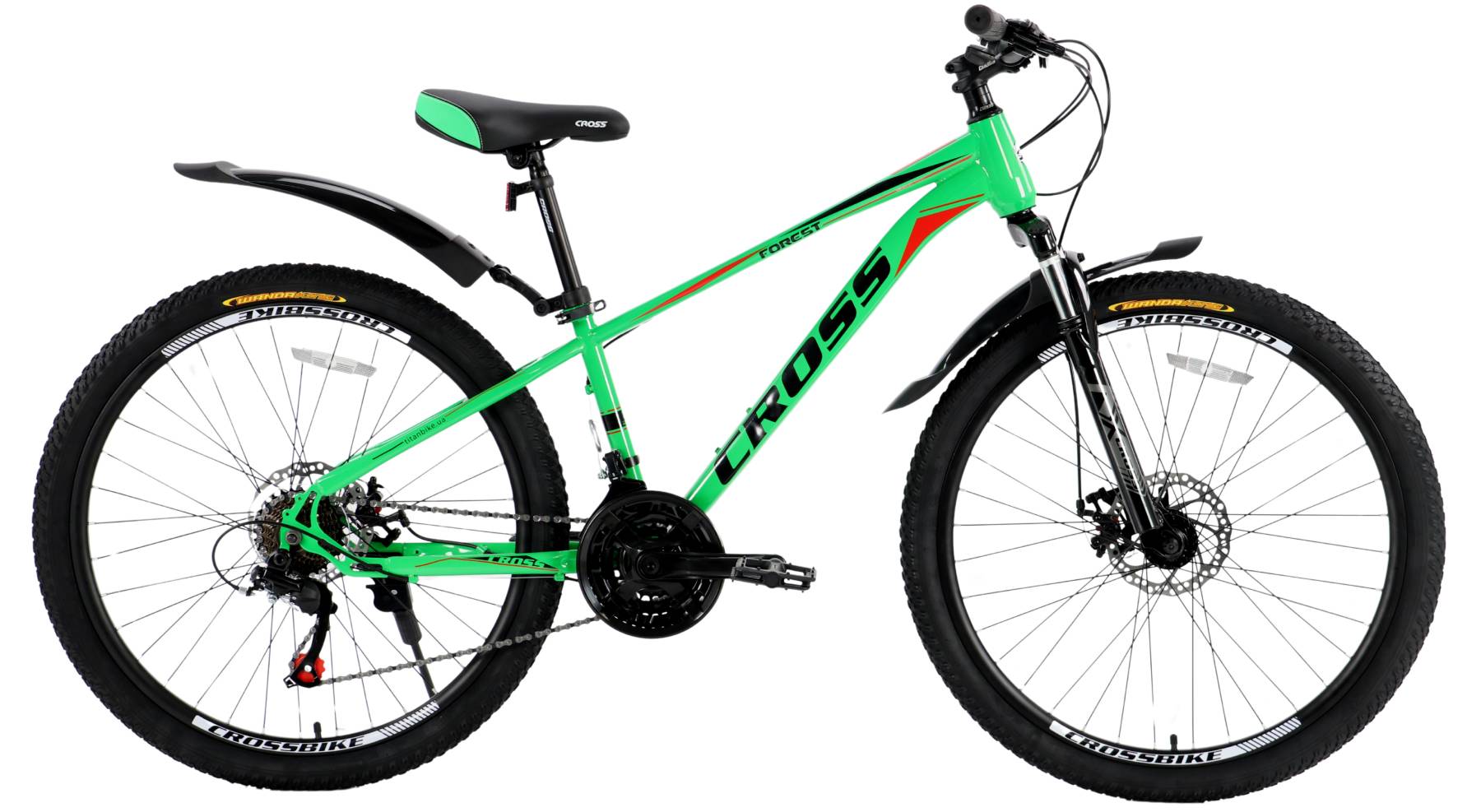 Фотография Велосипед Cross Forest 26" размер XS рама 13" (2024), Зелёный