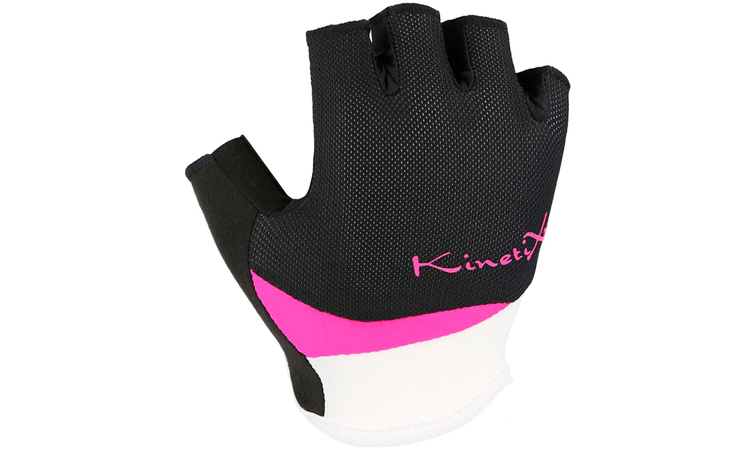 Фотография Велоперчатки Kinetixx Liz Ladies Bike Glove черно-розовый, размер 6,5