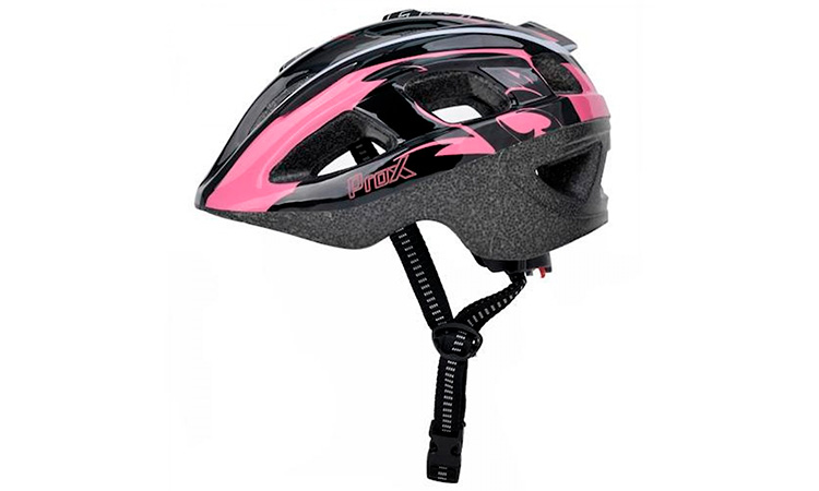 Фотографія Шолом велосипедний ProX Armor розмір M (53-55 см), Чорно-рожевий