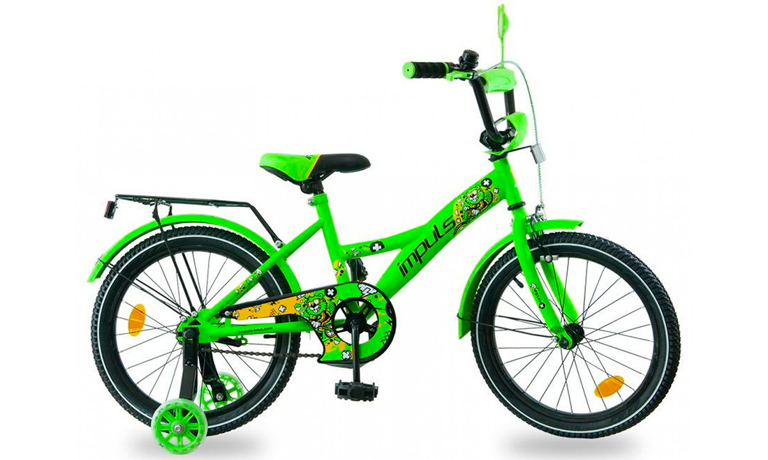 Фотография Велосипед Impuls Kids 18" (2020) 2020 салатовый