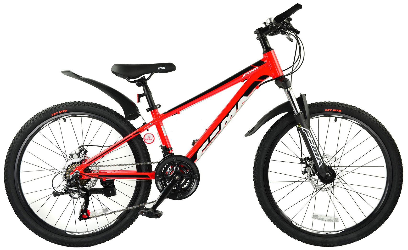 Фотографія Велосипед RoyalBaby MTB 1.0 24" Red