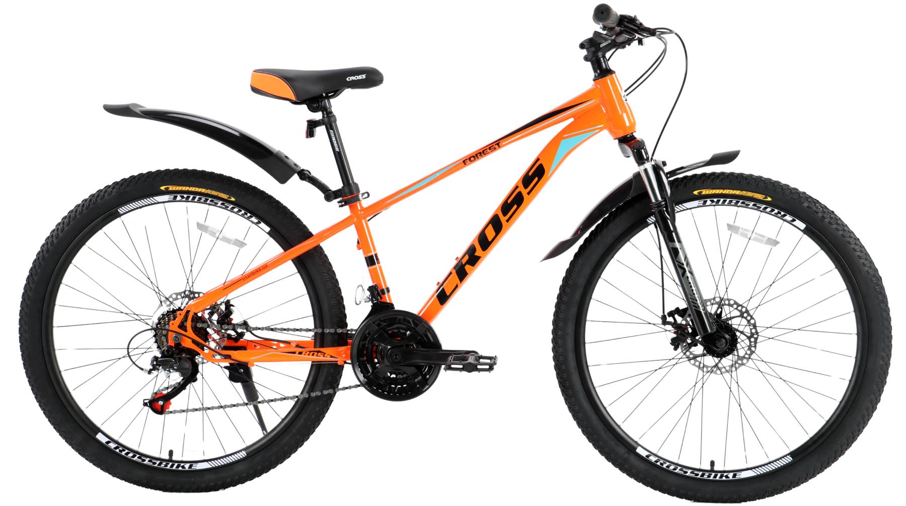 Фотографія Велосипед Cross Forest 24", размер XXS рама 12" (2024), Оранжевый