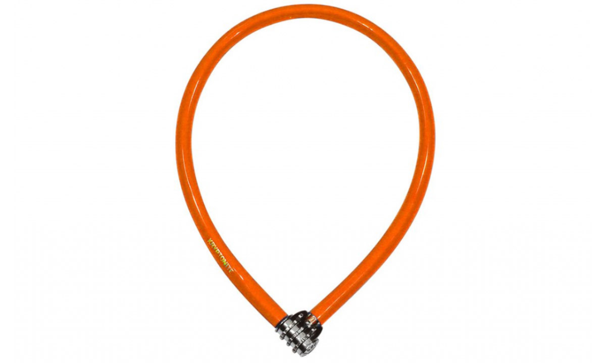 Фотография Велозамок кабель KRYPTONITE KEEPER 665 6x65 оранжевый кодовый