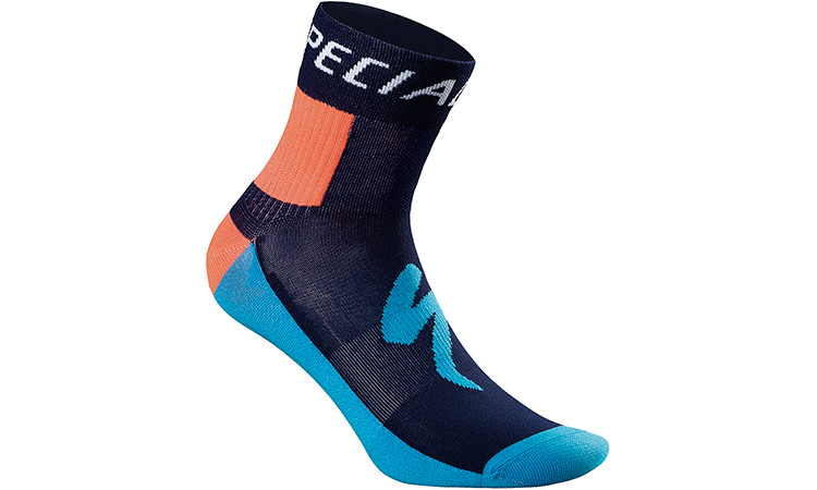 Фотография Носки Specialized RBX COMP Winter Sock WMN, сине-красно-голубой,размер XS 33-34 EU