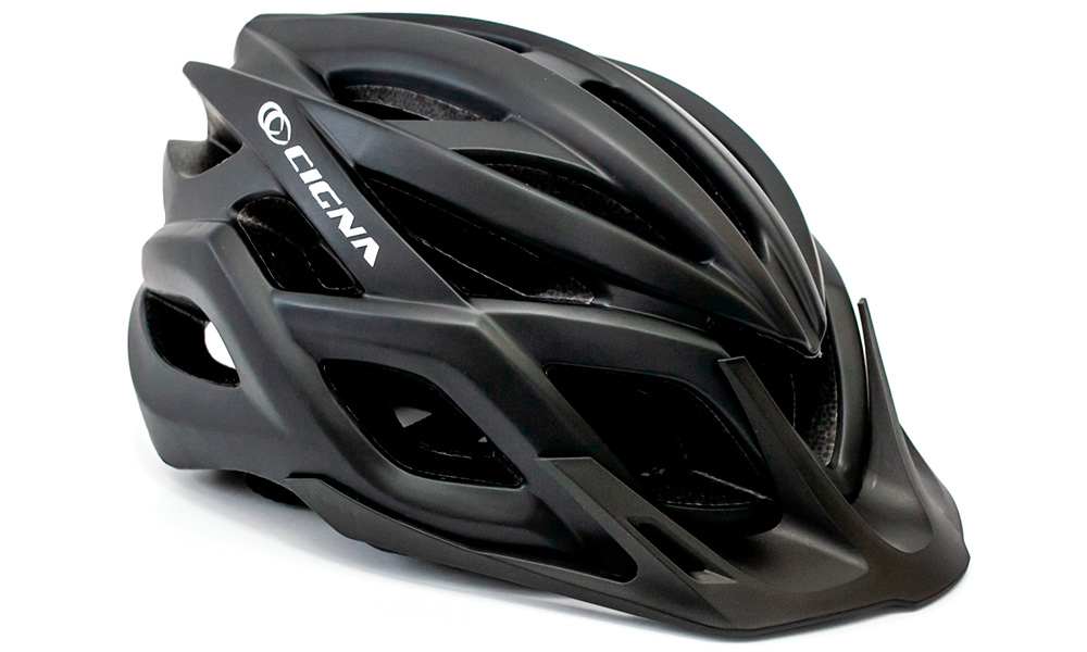 Фотография Шлем велосипедный CIGNA WT-059, размер L (58-61 см), с задним габаритом  black