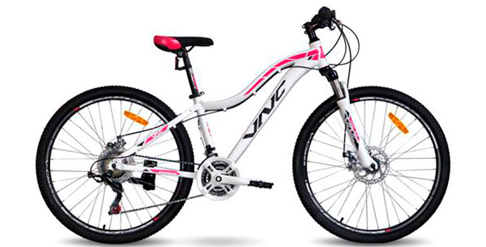 Фотография Велосипед VNC MontRider A3 FMN 27,5" размер S 2023 Бело-розовый