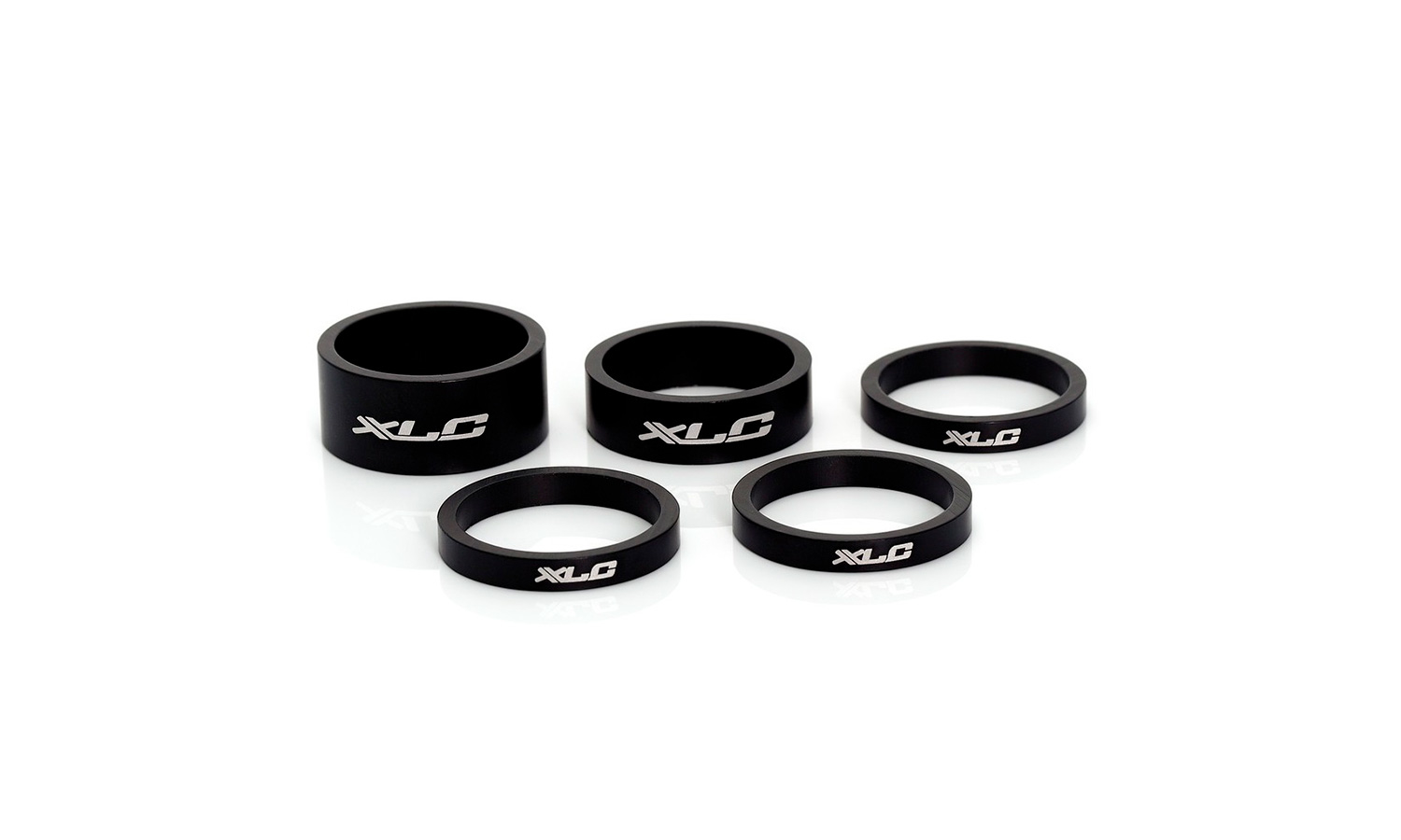 Проставочные кольца XLC AS-A02, 1 1/8" (3x5, 1x10, 1x15), 5 шт.
