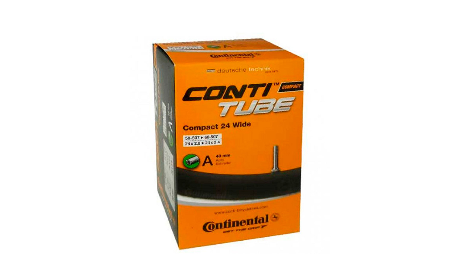 Камера Continental Compact 24"x2.0-2.4, 50-507 -> 60-507, AV40 мм