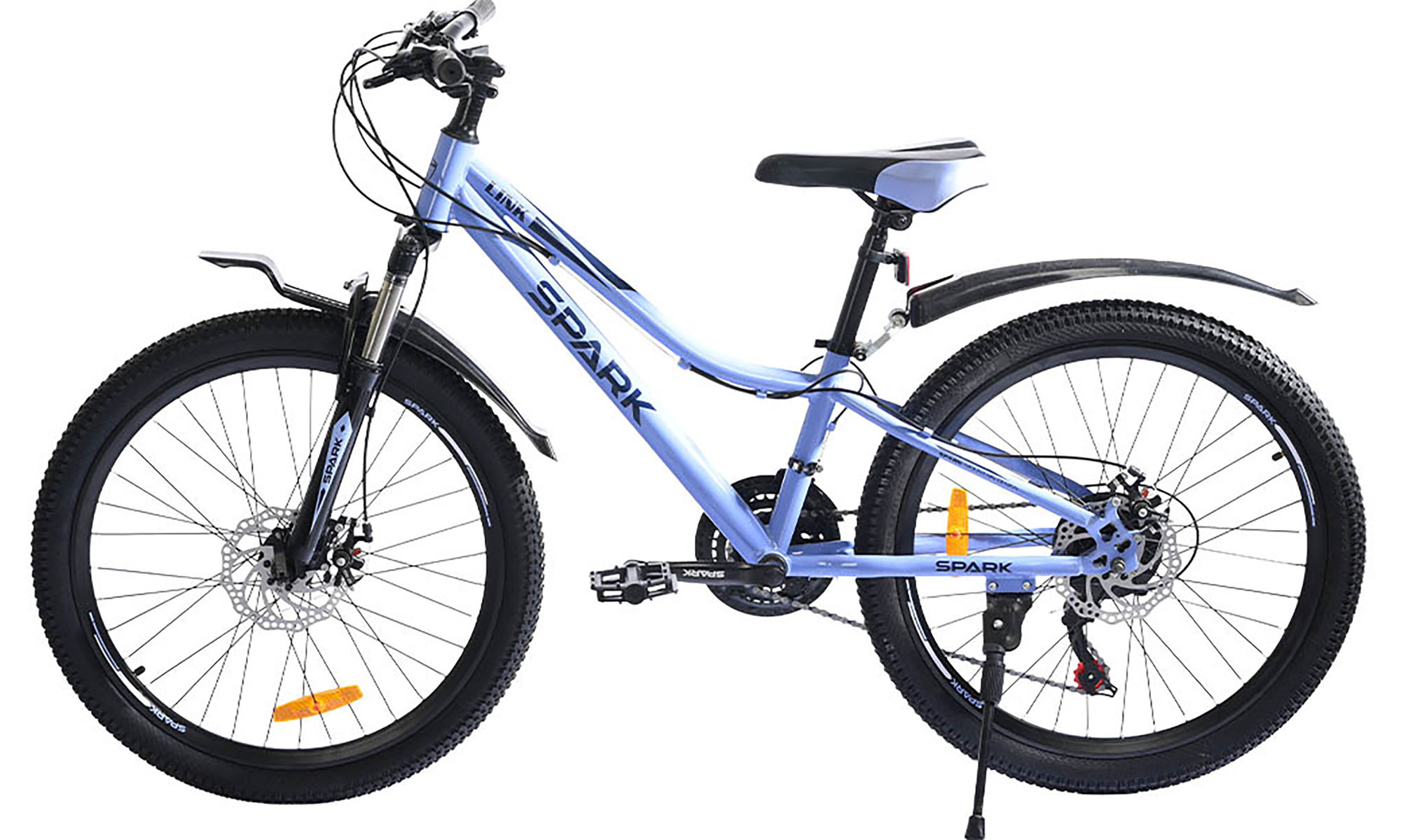 Велосипед SPARK LINK 24", размер XXS, рама 11", год 2026, Сине-фиолетовый 4