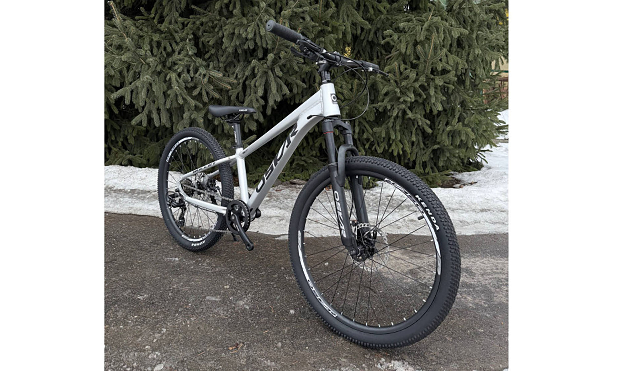 Велосипед Oskar Bullet 26", размер XS, рама 13, год 2026, светло-серый 2 Велосипед Oskar Bullet 26", размер XS, рама 13, год 2026, светло-серый 2