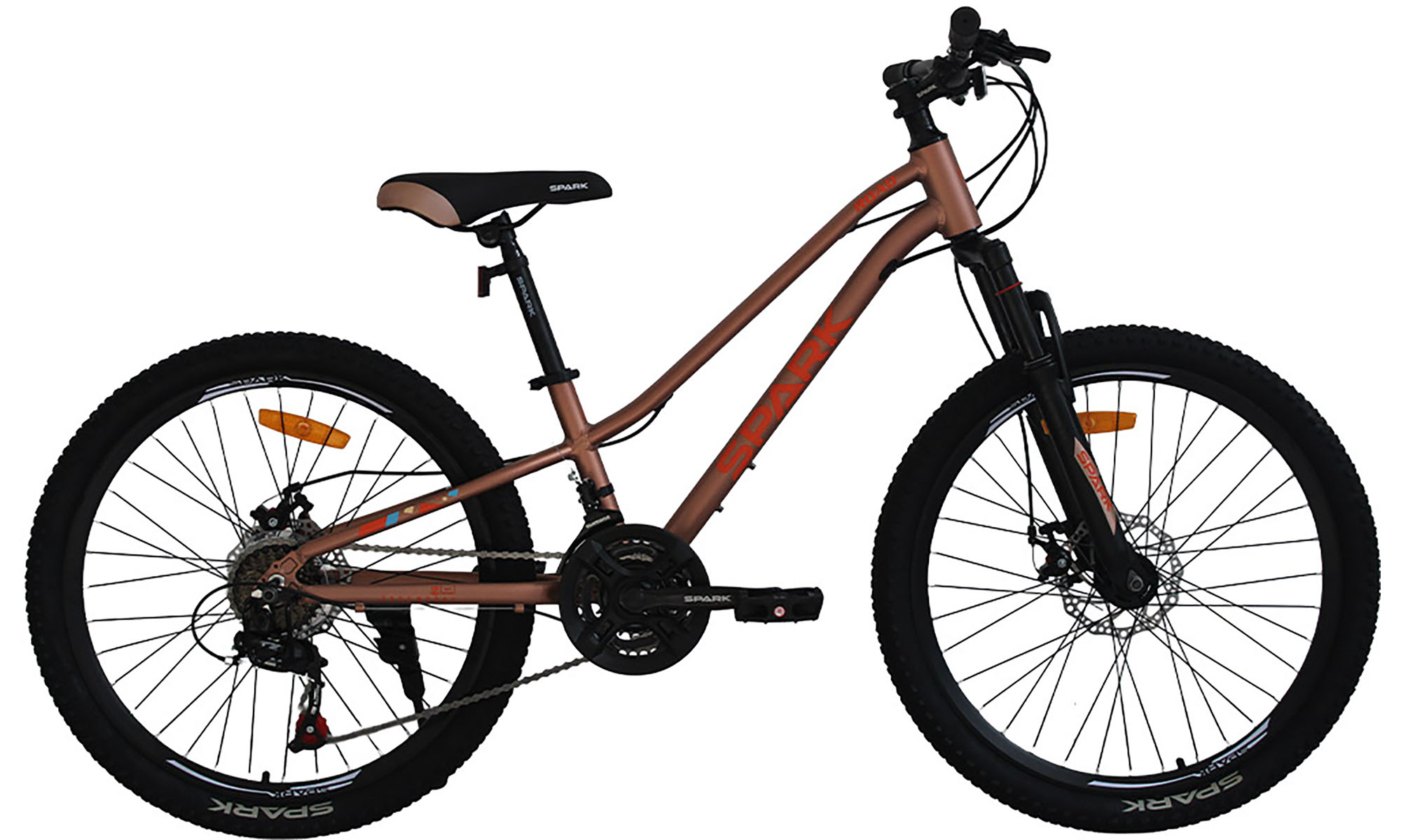 Велосипед SPARK ROAD 24", розмір XXS, рама 11", рік 2026, коричневий 