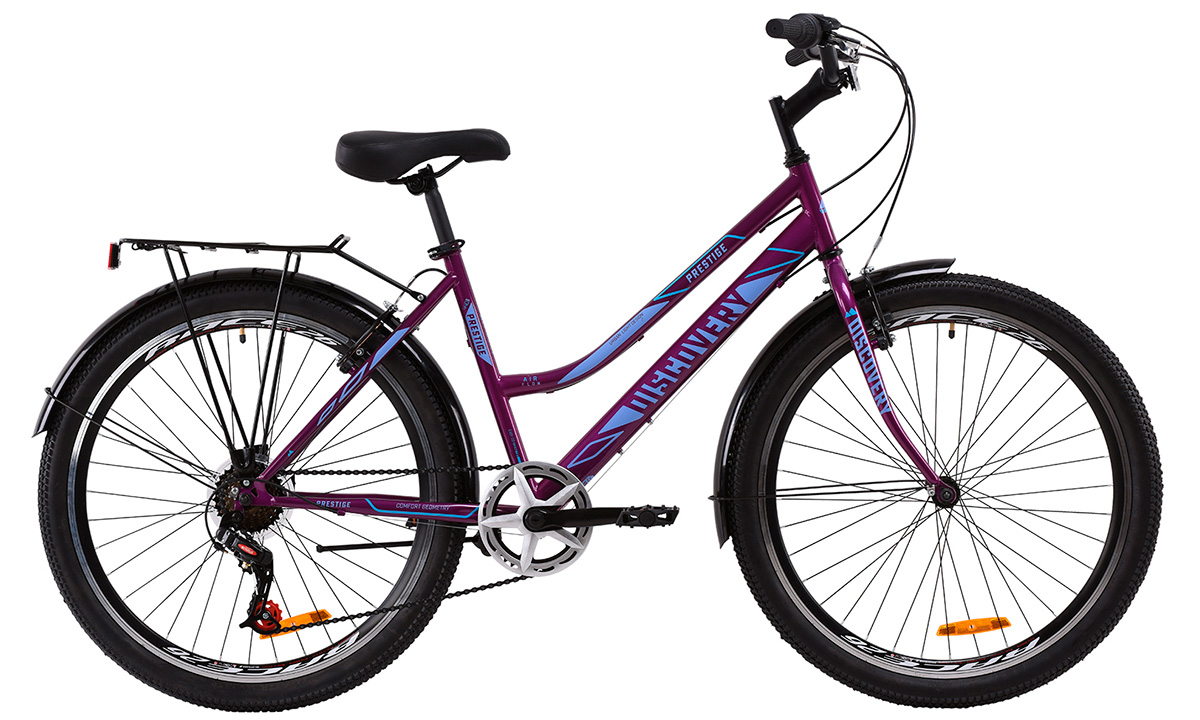 Велосипед Discovery 26" PRESTIGE WOMAN (2020) 2020 Фиолетовый 6