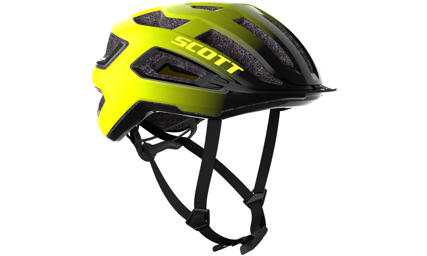 шолом SCOTT ARX PLUS RC розмір S (51-55 см) Чорний/Радіум Жовтий 
