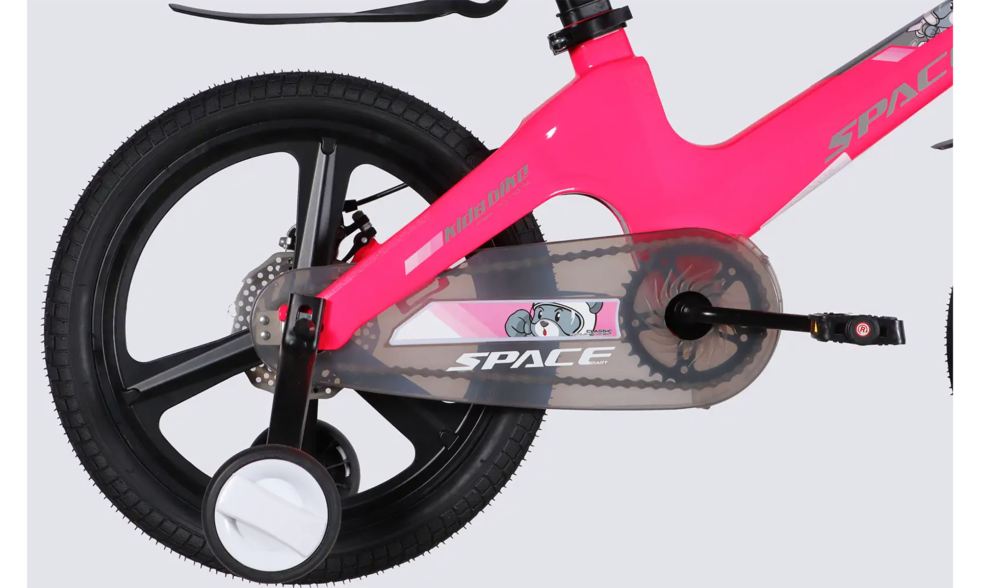 Велосипед SPACE KID MOON DD 18", размер XXS, рама-10,6", год 2026, розовый 3
