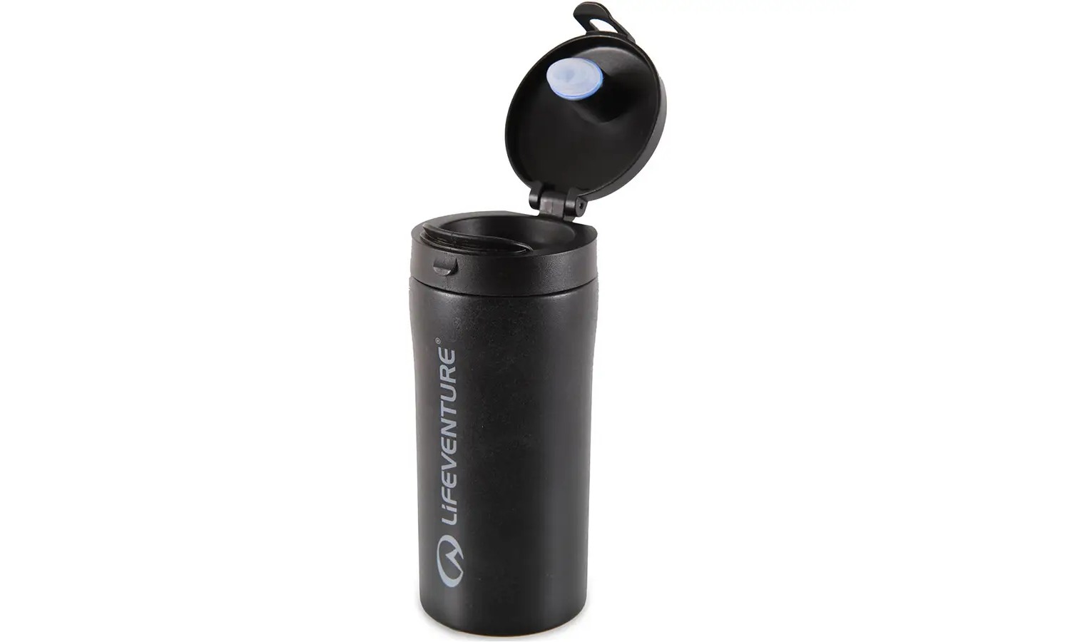 Фотография Термокружка Lifeventure Flip-Top Thermal Mug black 7