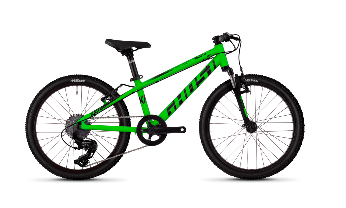 Велосипед Ghost Kato 2.0 20" (2019) 2019 Зелено-черный