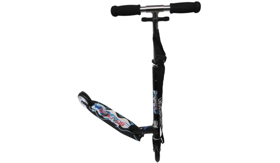 Самокат двохколесный Spartan X145, черный 5 Самокат двохколесный Spartan X145, черный 5