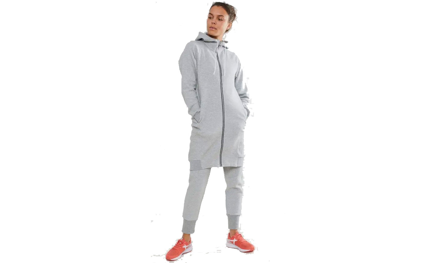 Фотография Кофта Craft District Long Hoodie женская, размер M, сезон SS 19, белый 3