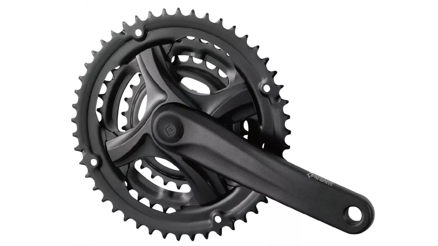 Комплект шатунів PROWHEEL TY-CM90, (8S / 7S), 175mm, 48/38/28T black Комплект шатунів PROWHEEL TY-CM90, (8S / 7S), 175mm, 48/38/28T black