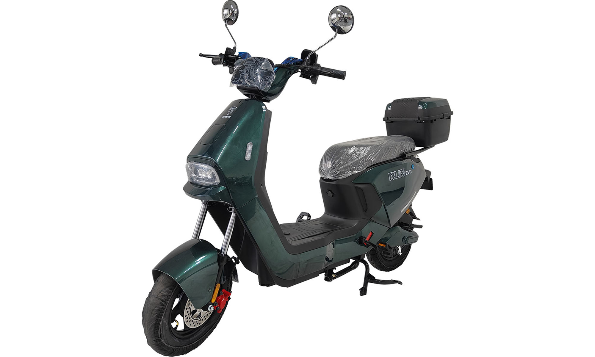 Велосипед с электромотором SPARK RUN EVO 10", размер One Size, рама 14", 72V/1200W/20Ah, год 2026, зеленый 2 Велосипед с электромотором SPARK RUN EVO 10", размер One Size, рама 14", 72V/1200W/20Ah, год 2026, зеленый 2