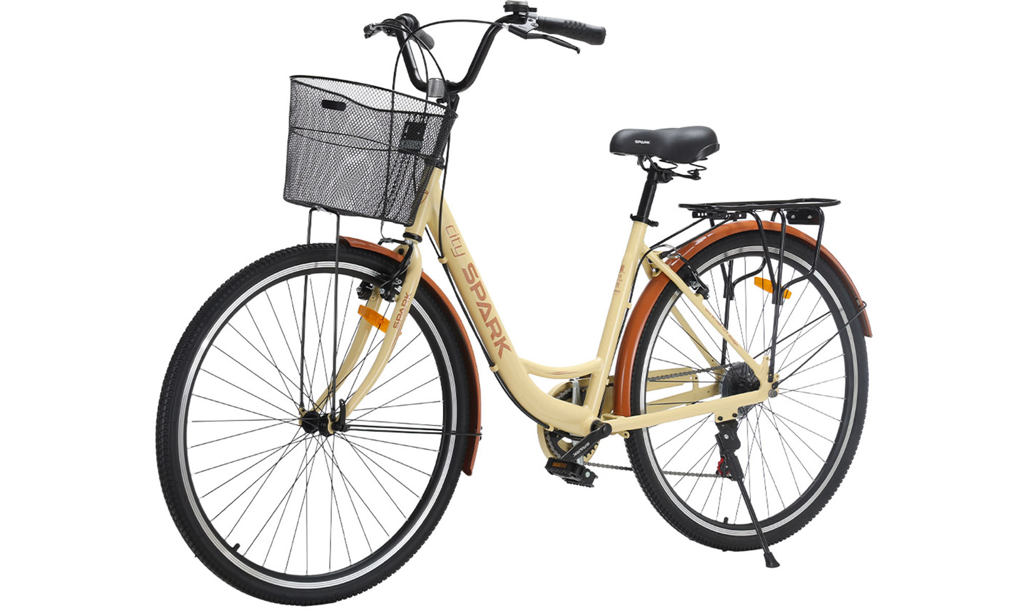 Велосипед SPARK CITY CELINE 28", розмір L, рама 18", рік 2026, бежевий 3